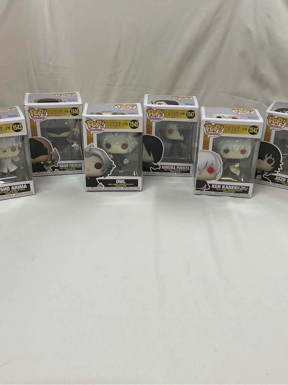 Funko Pop (6x Bundle) Tokyo Goul: re 1542 1543 1544 1545 1546 1547